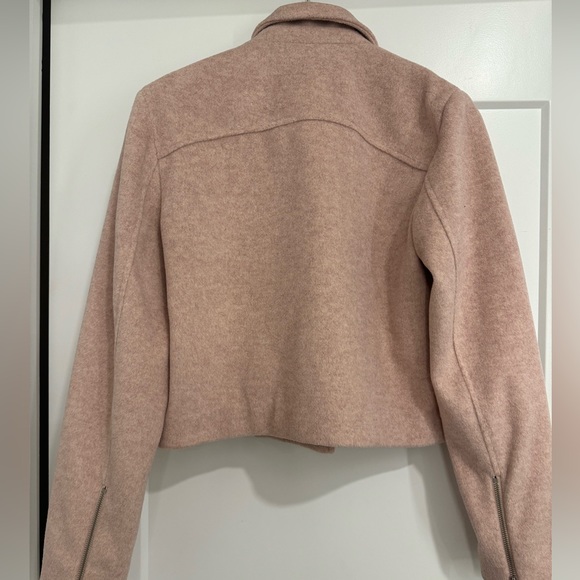 Michael Stars Amelia Moto Jacket Small pink - Picture 5 of 9